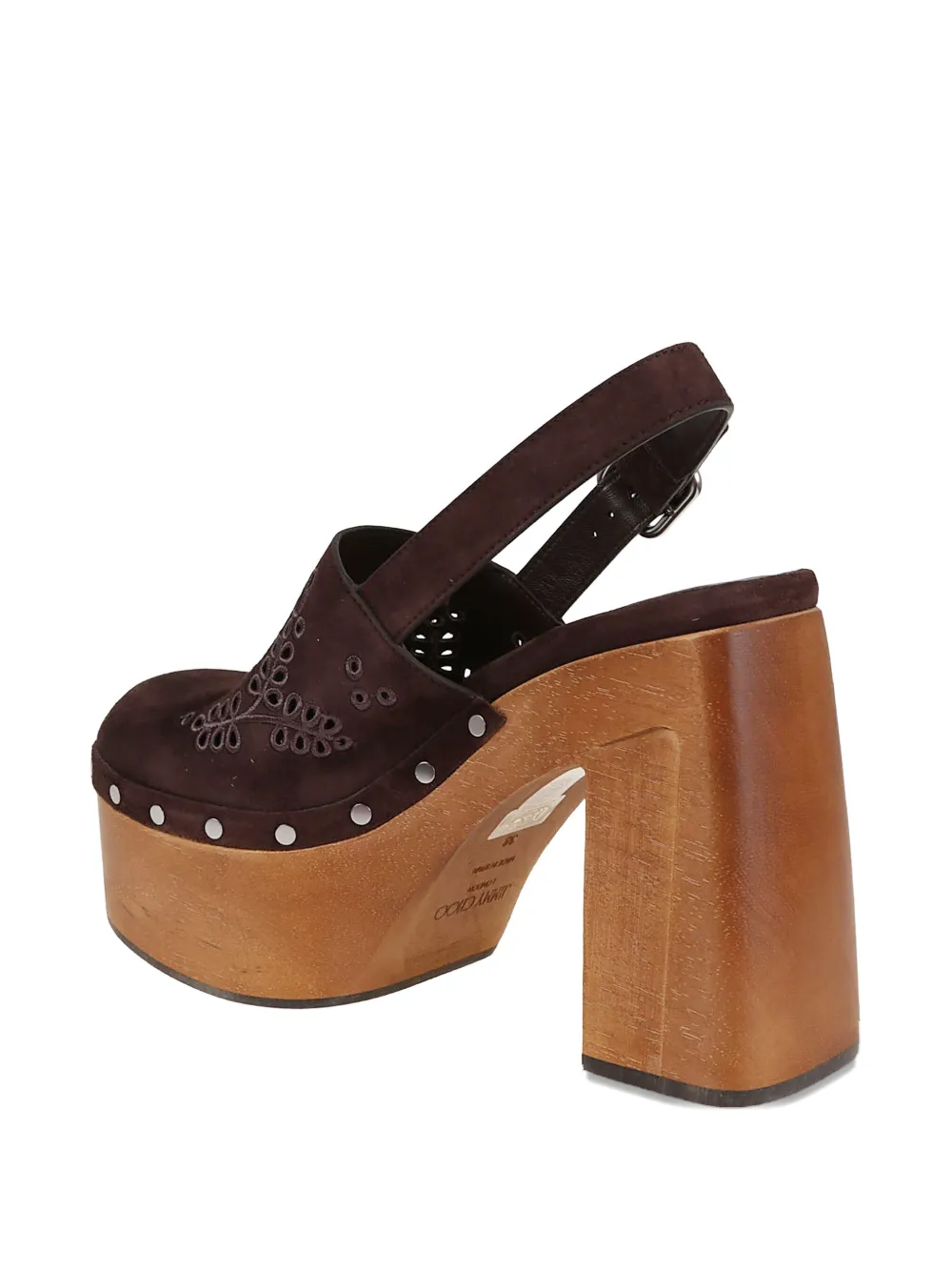 Jimmy Choo 135mm Alida platform clogs Brown