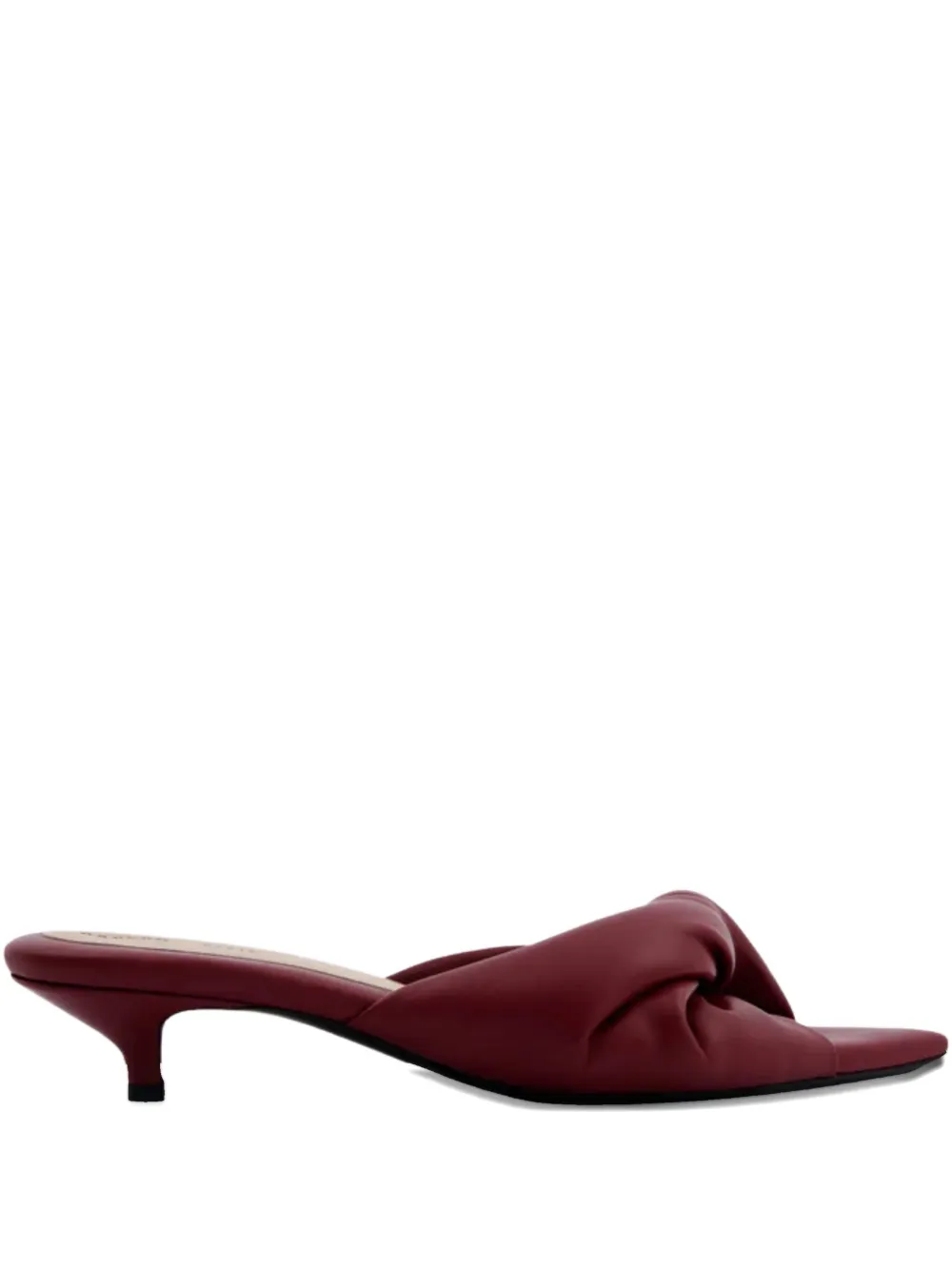 Carven Coupole 50mm ツイストアッパー サンダル - レッド Carven Coupole 50mm ツイストアッパー サンダル - レッド