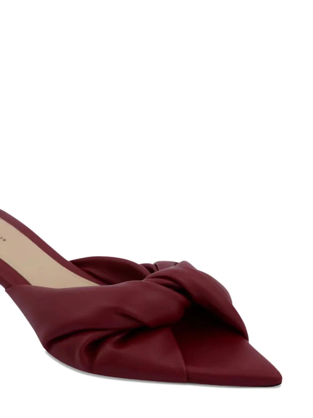 Carven 50 mm Coupole sandalen met gedraaide bovenkant Rood