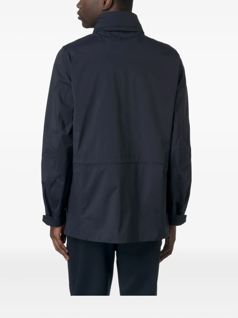 K-way Manuel Multiple-pockets Jacket In Blue