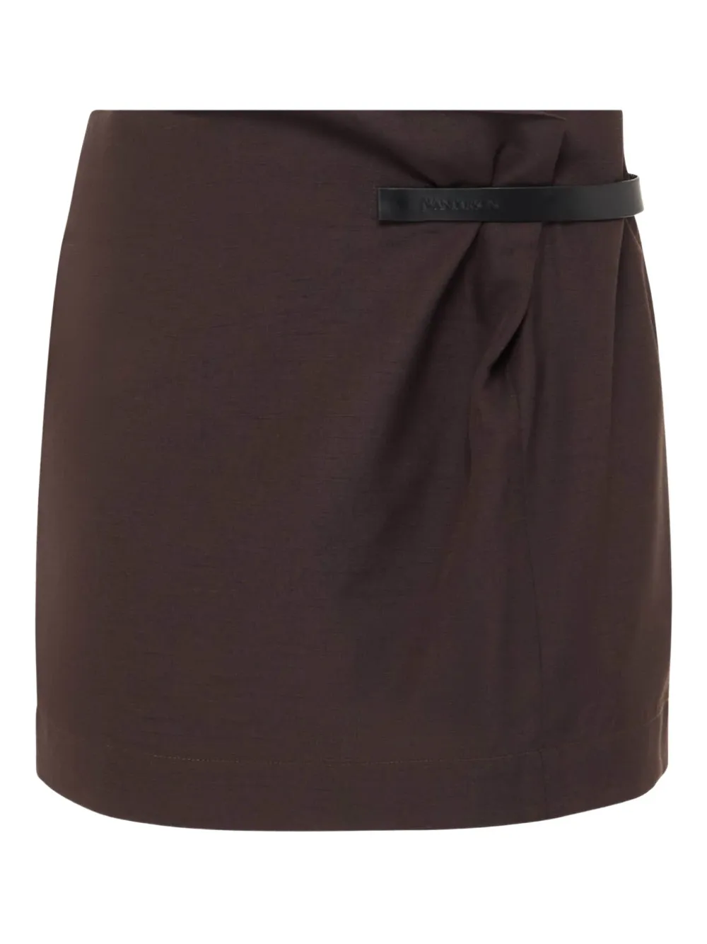 JW Anderson Gesmockte mini-rok Bruin