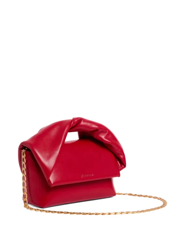 JW Anderson ツイストハンドル ハンドバッグ | レッド | FARFETCH JP