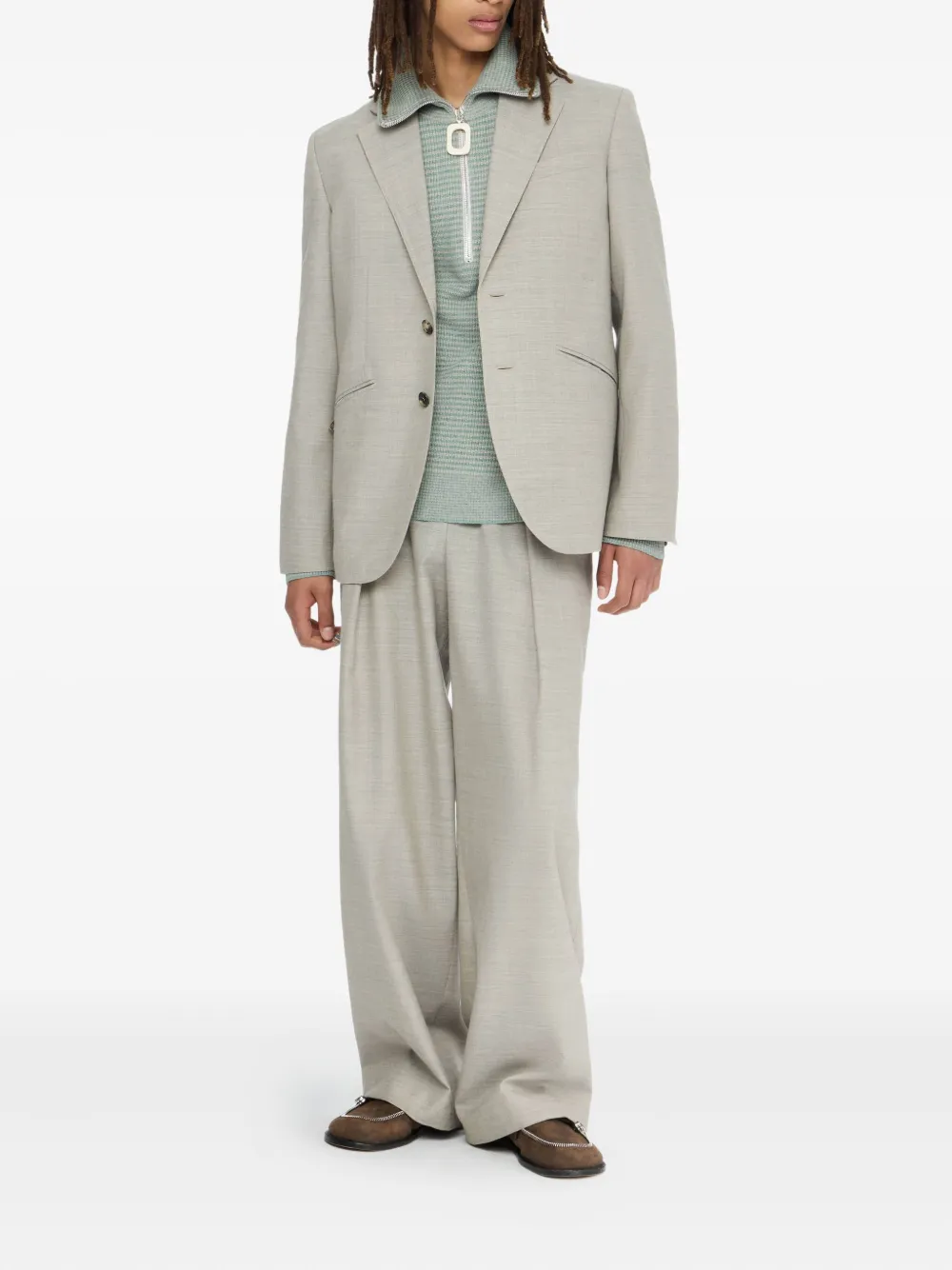 JW Anderson zip-pocket two-button blazer | Blazers | Image 2