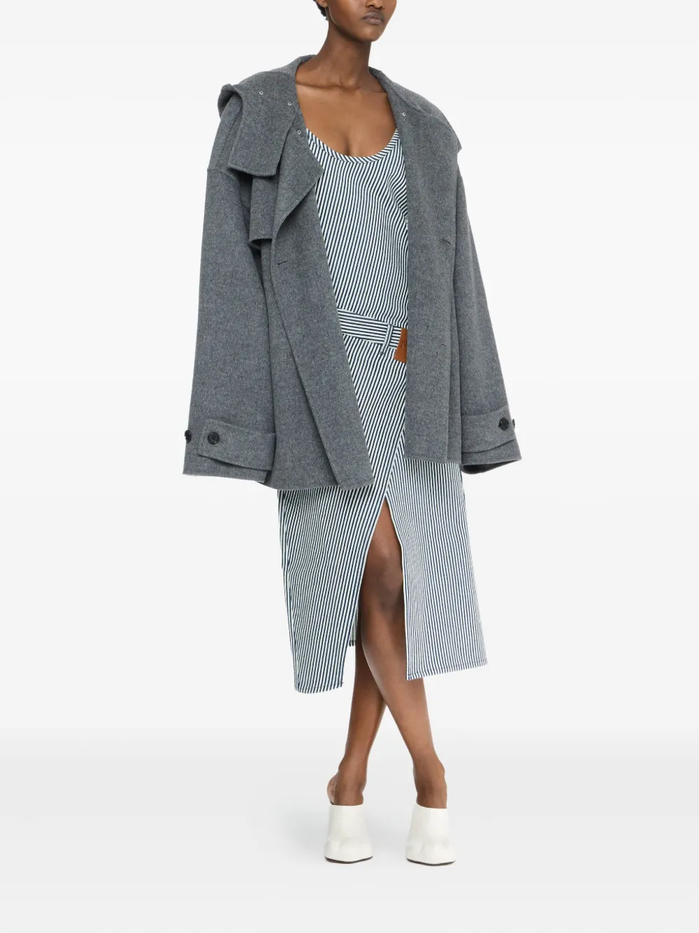 JW Anderson hooded double-breasted coat | Double Breasted & Peacoats | Image 2