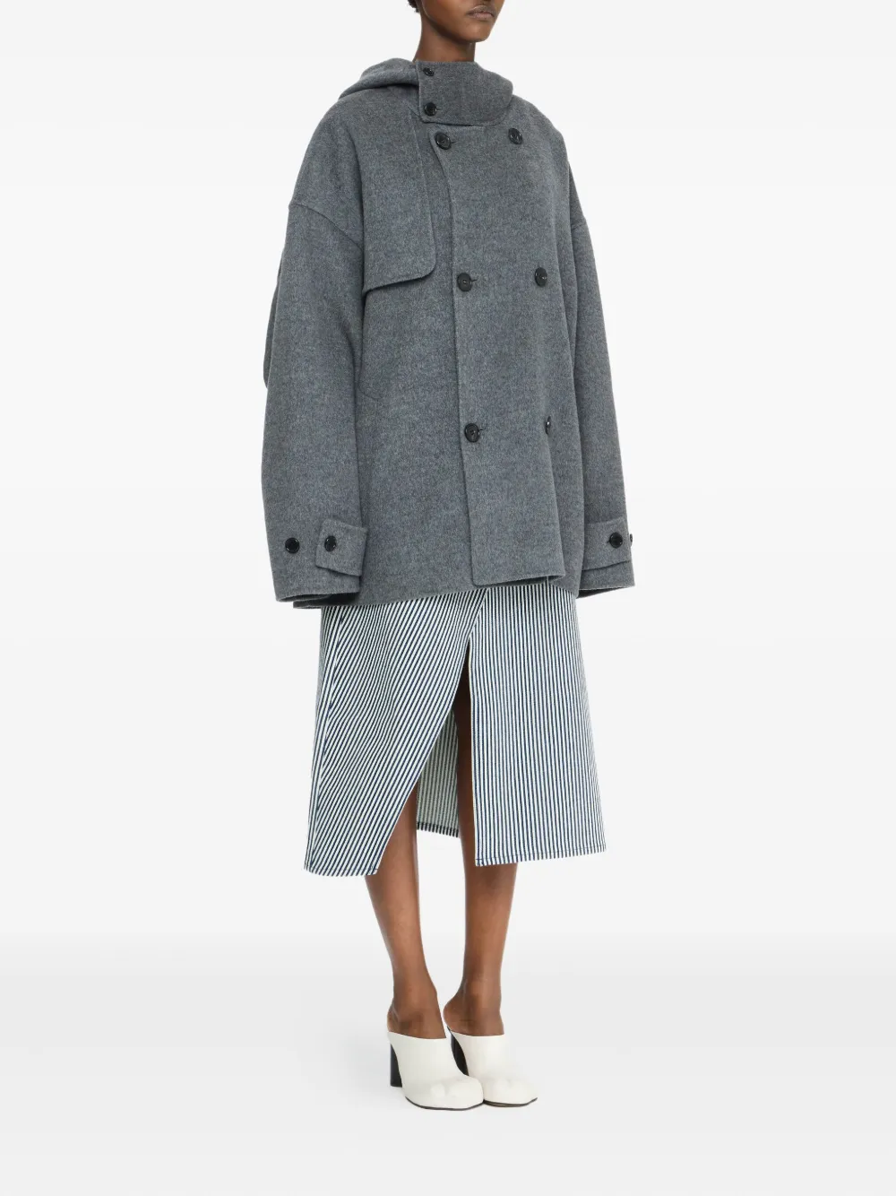 JW Anderson Jas met capuchon Grijs