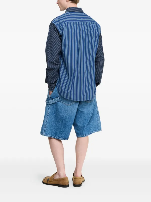 JW Anderson ストライプ シャツ | ブルー | FARFETCH JP