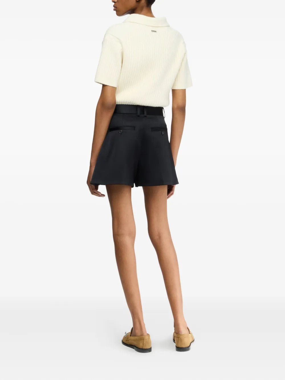 JW Anderson Formele shorts met ritszak Zwart