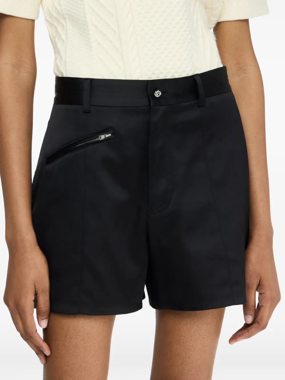 JW Anderson Formele shorts met ritszak Zwart