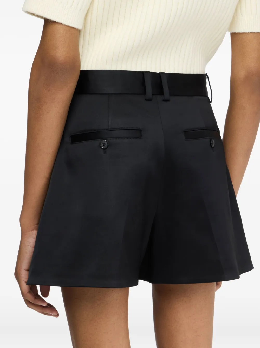 JW Anderson Formele shorts met ritszak Zwart
