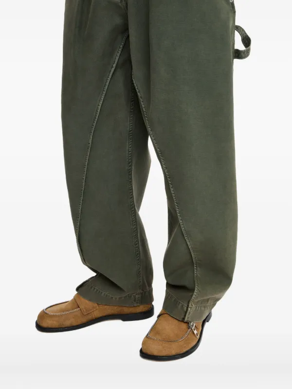 JW Anderson Twisted Seam Trousers | Green | FARFETCH JW Anderson Twisted Seam Trousers | Green | FARFETCH