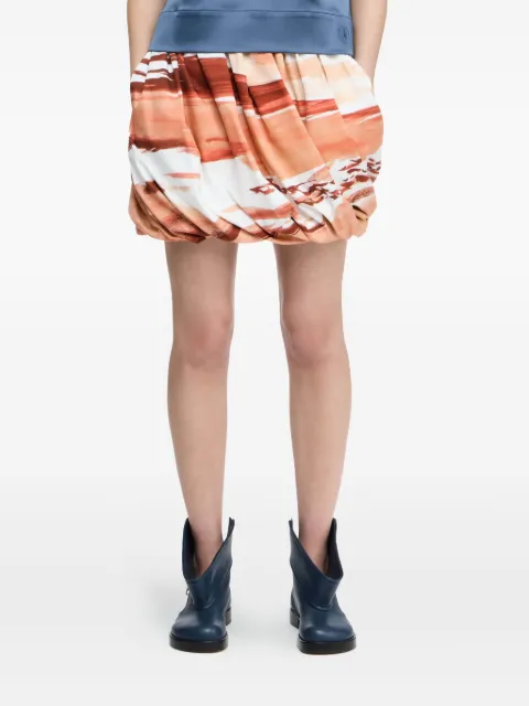 JW Anderson abstract-print balloon skirt