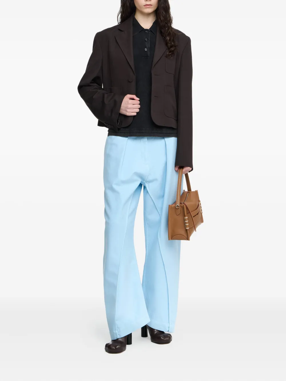 JW Anderson Jack met zak en ceintuur Bruin