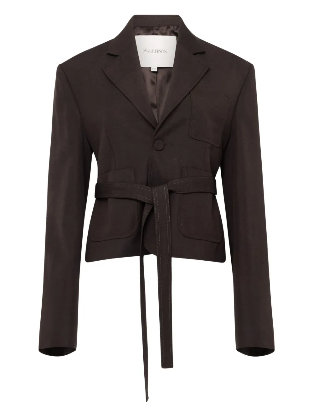 JW Anderson Jack met zak en ceintuur Bruin