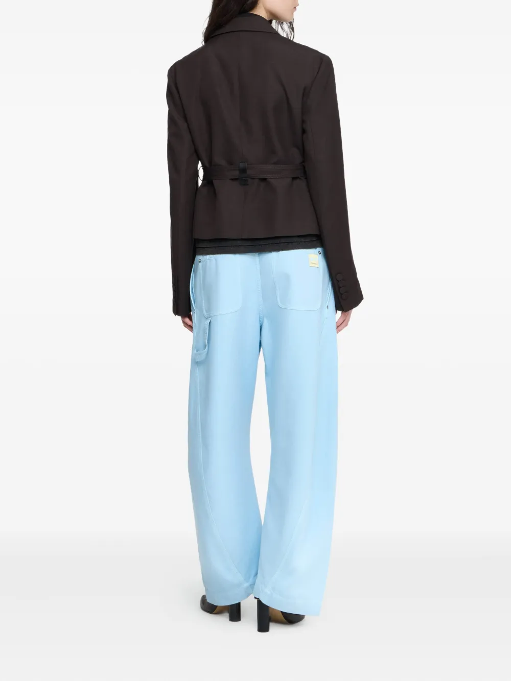 JW Anderson Jack met zak en ceintuur Bruin