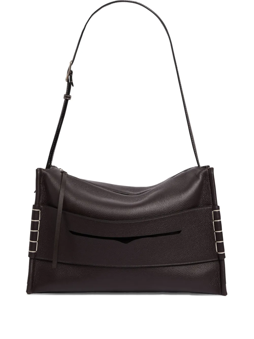 Jw Anderson Messenger Leather Shoulder Bag In Brown
