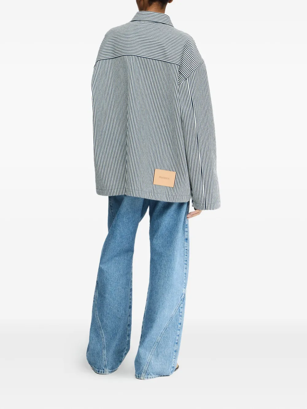 JW Anderson Gestreept blouse Wit