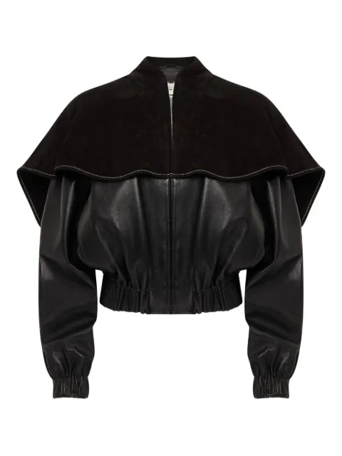 JW Anderson oversized-collar leather jacket