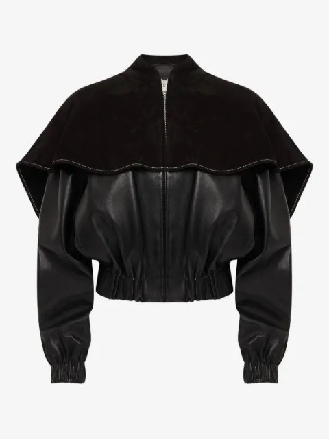 JW Anderson 오버사이즈 칼라 레더 재킷