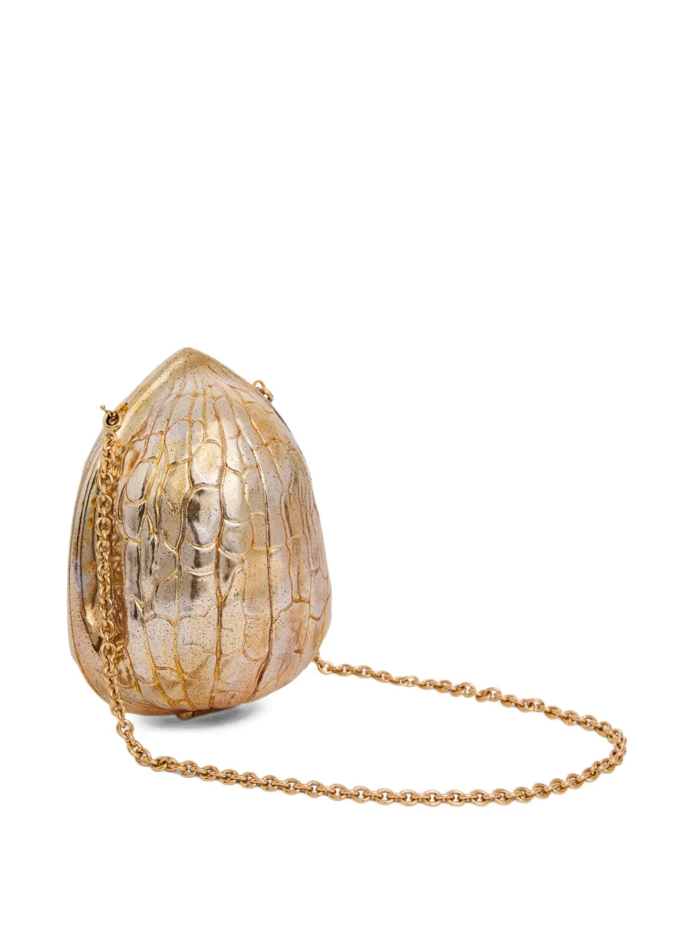 JW Anderson Clutch met walnootschelp Goud