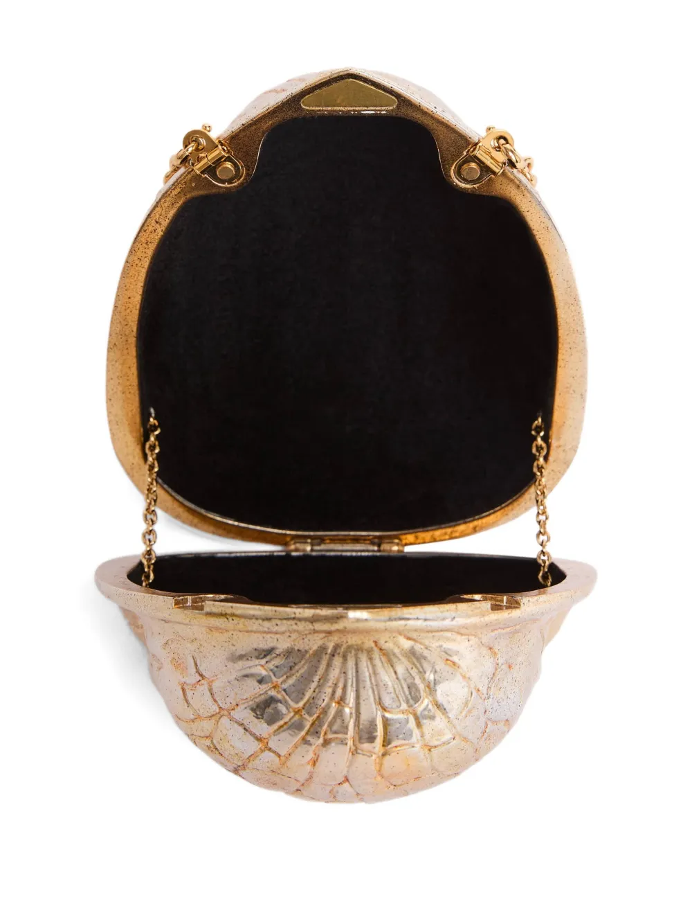 JW Anderson Clutch met walnootschelp Goud