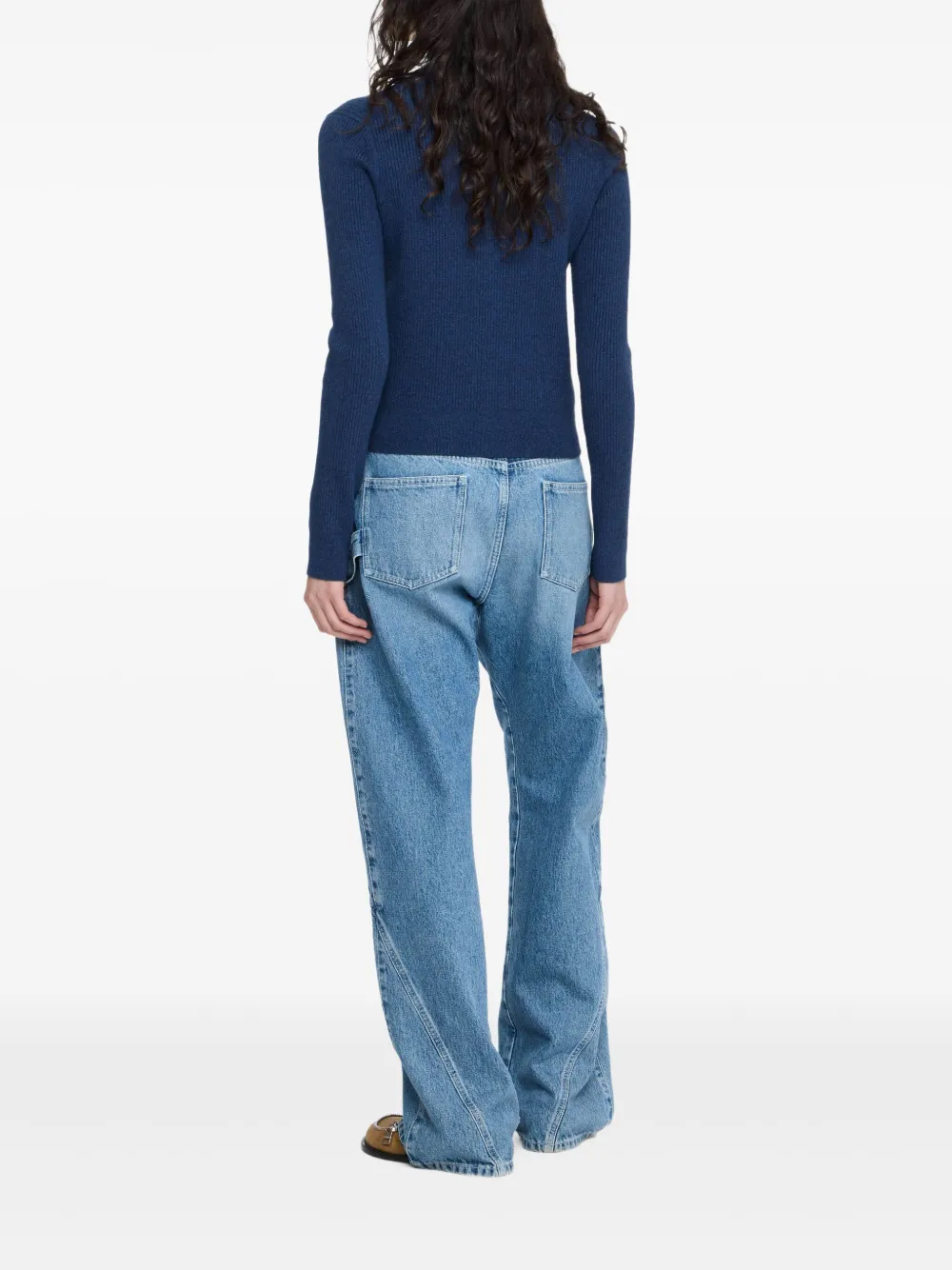 JW Anderson Vest met rits Blauw