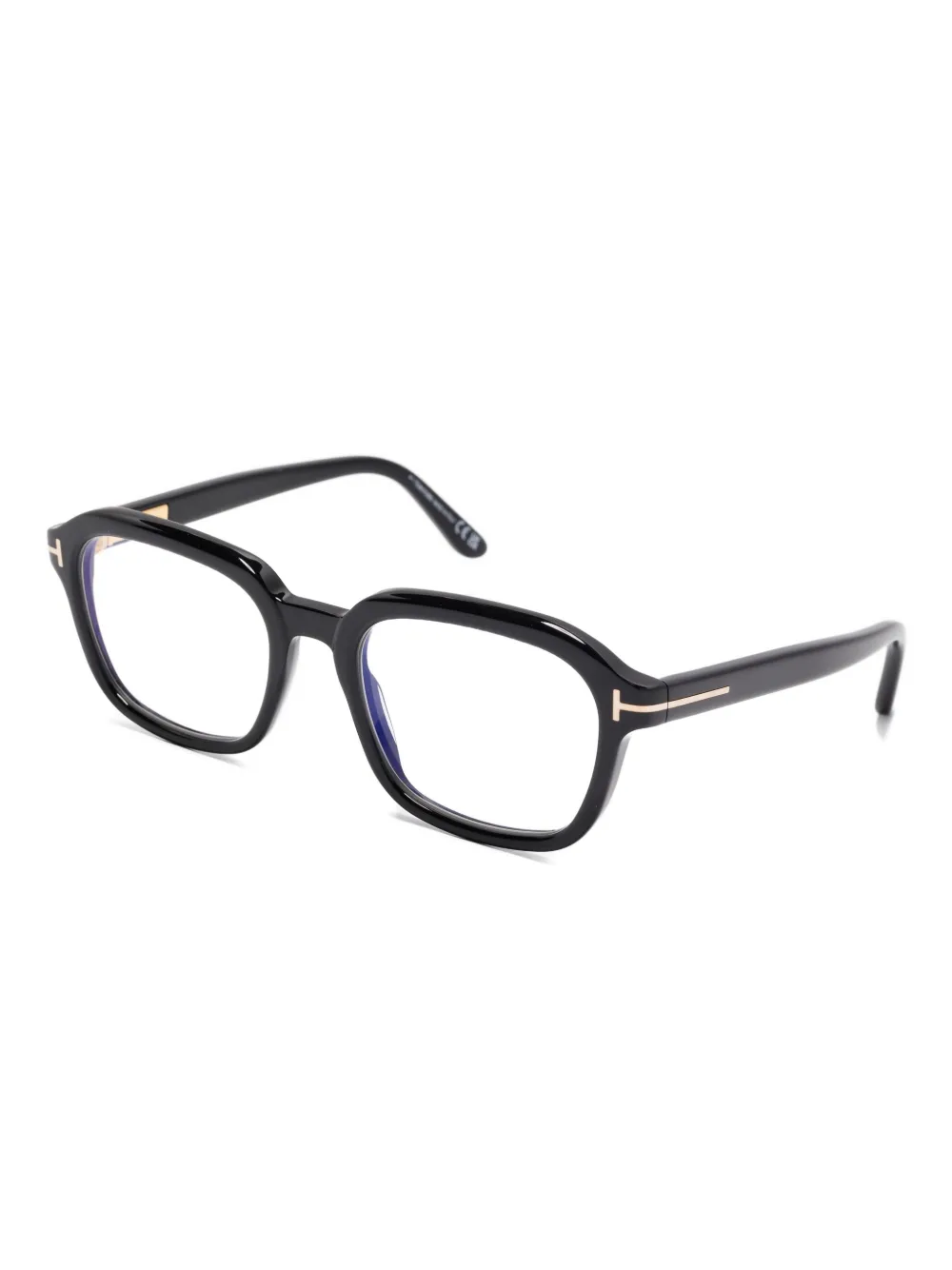 TOM FORD Eyewear rectangle-frame glasses Zwart
