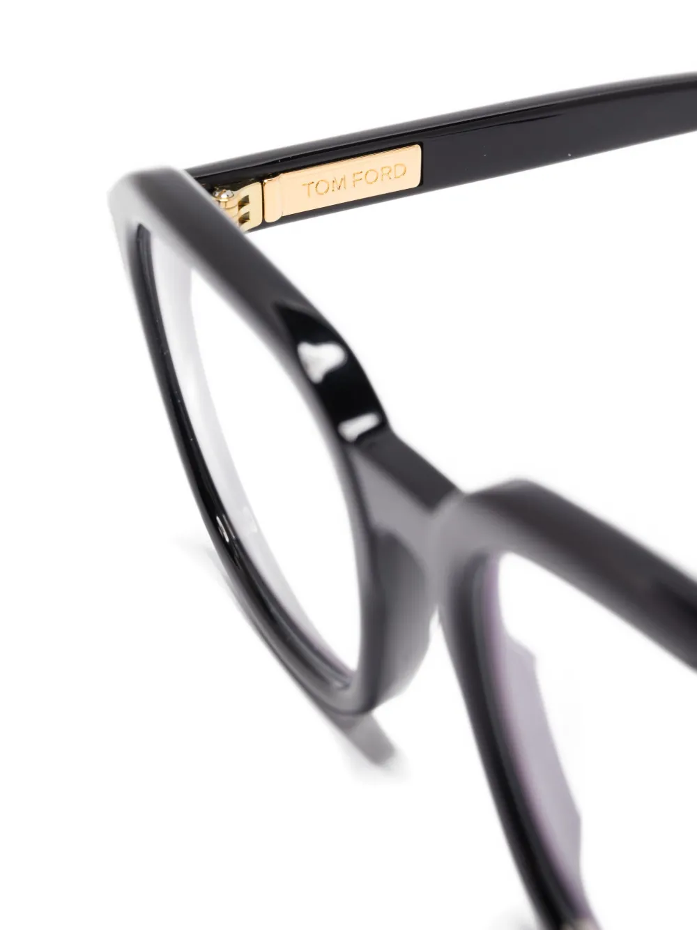 TOM FORD Eyewear rectangle-frame glasses Zwart
