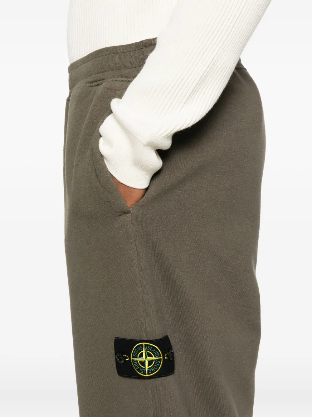 Stone Island Trainingsbroek met logopatch Groen