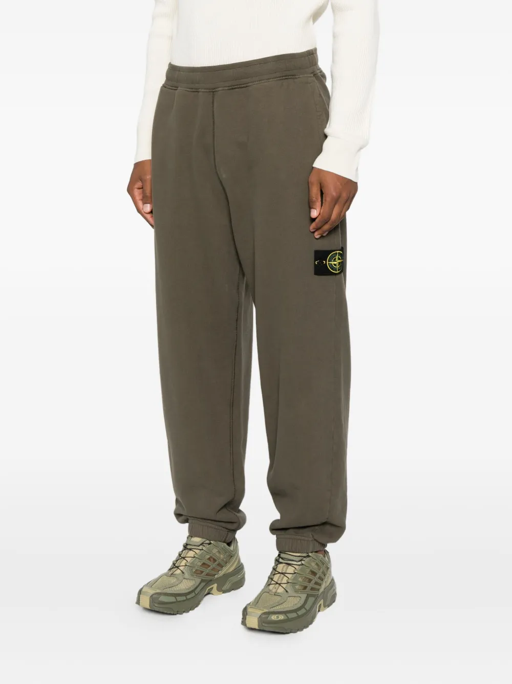 Stone Island Trainingsbroek met logopatch Groen