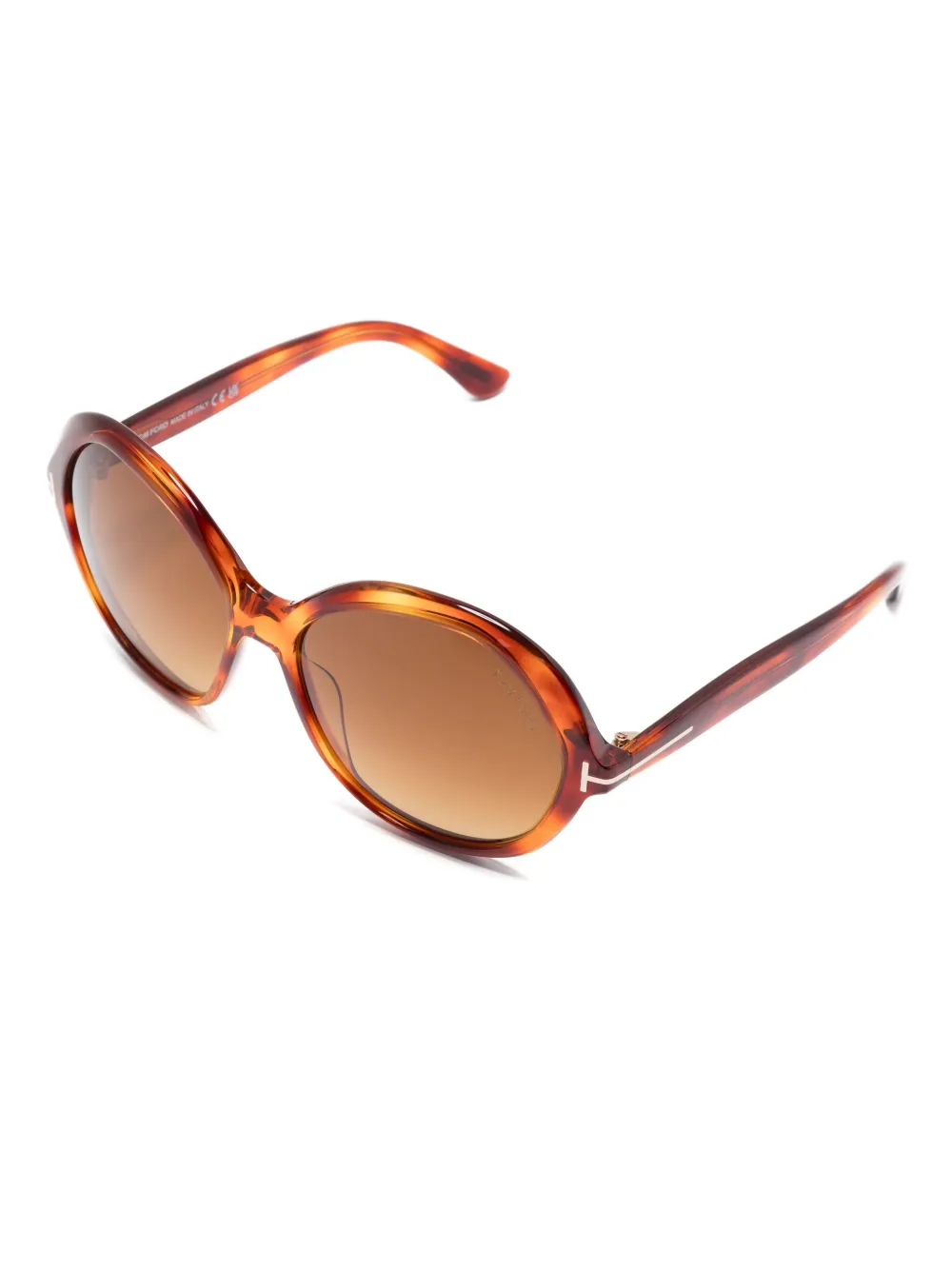 TOM FORD Eyewear round-frame sunglasses Bruin