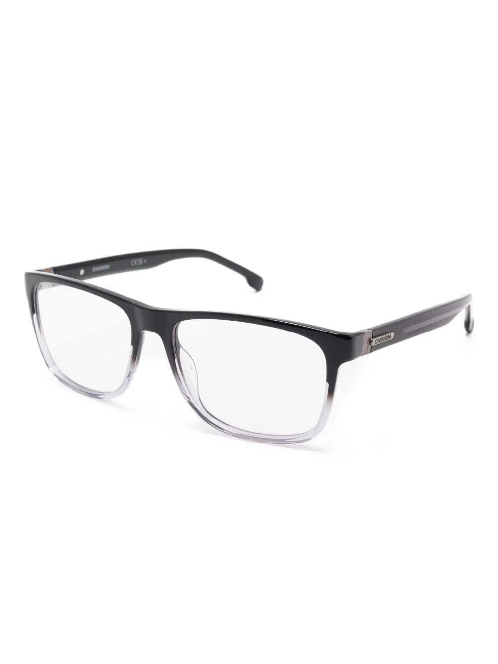 Carrera rectangle-frame glasses Zwart