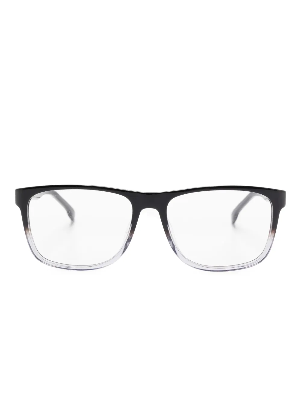 Carrera rectangle-frame glasses Zwart