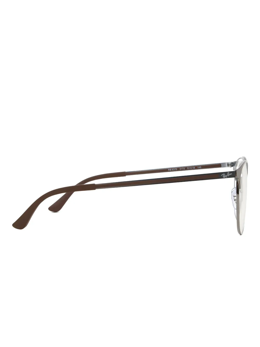 Ray-Ban Bril met rond montuur Bruin