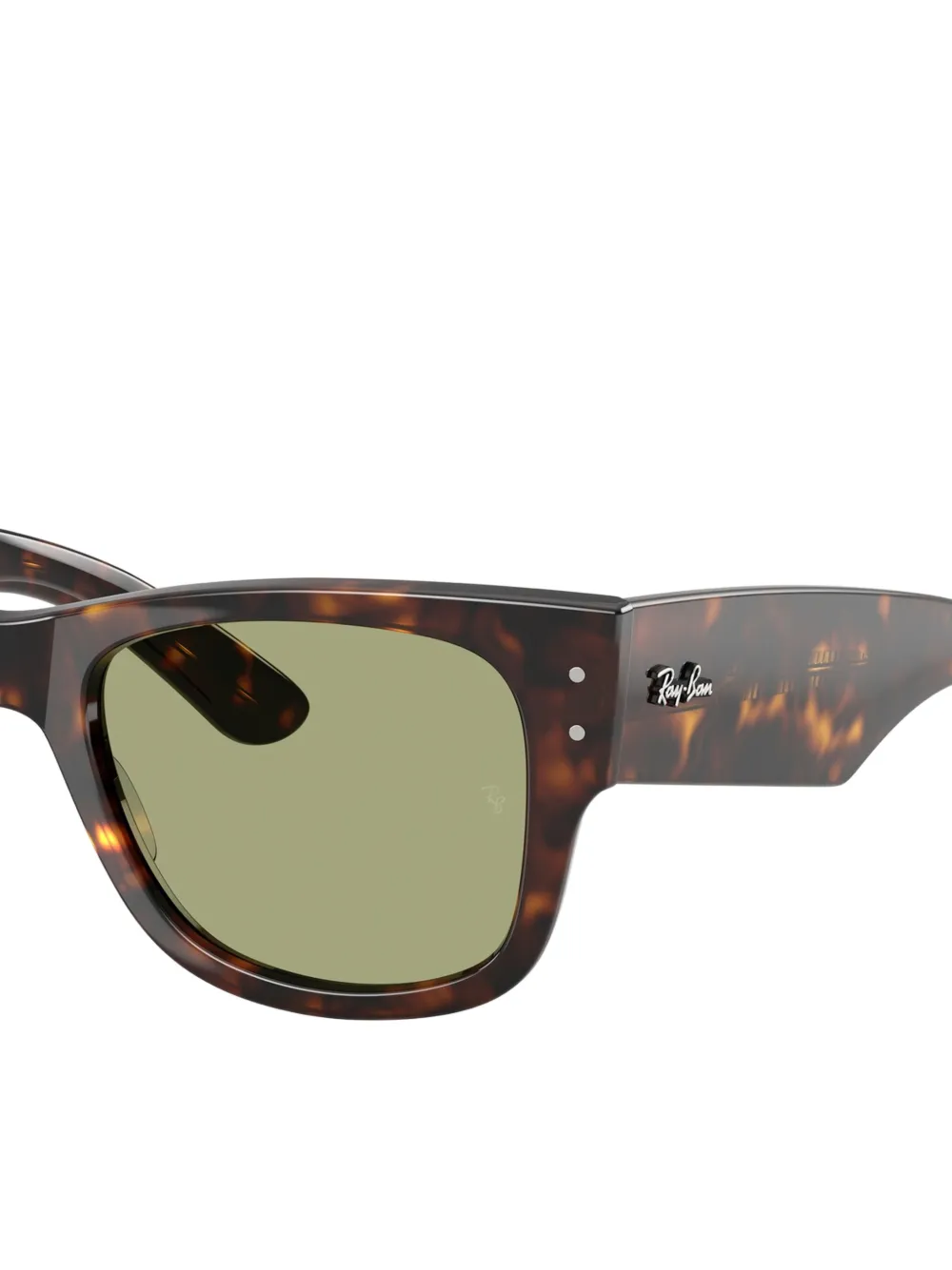 Ray-Ban Zonnebril met vierkant montuur Bruin