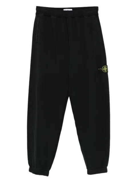 Stone Island 6200004 logo-patch cuffed trousers