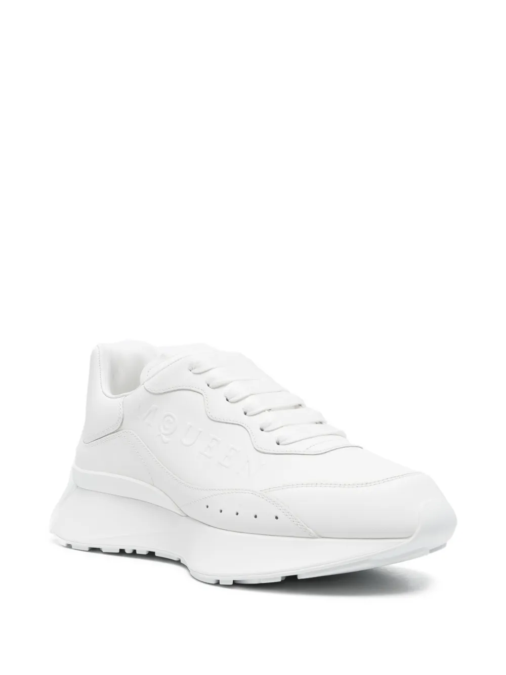 Alexander McQueen logo-embossed chunky sneakers White