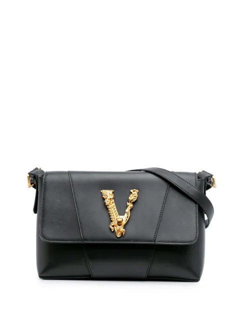 Versace Pre-Owned 2019-2025 Vitello Barocco Virtus Flap crossbody bag