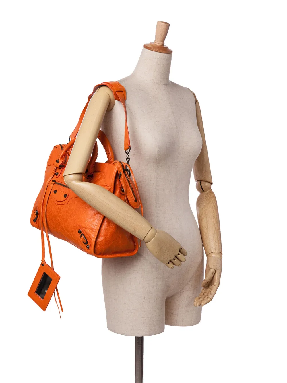 Balenciaga Pre-Owned 2013 Lambskin Motocross Classic City satchel | Pre-Owned | Image 2