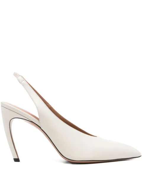The Attico 100mm Viper slingback pumps