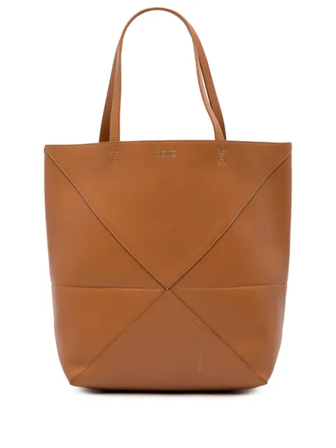 Loewe Pre-Owned 2023 Medium Shiny Calfskin Puzzle Fold tote bag