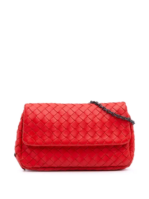 Bottega Veneta Pre-Owned 2012-2025 Mini Nappa Intrecciato Expandable Chain crossbody bag