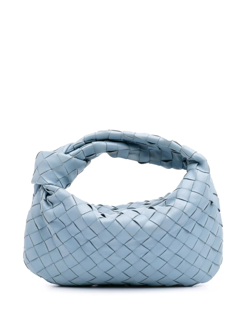 Bottega Veneta Pre-Owned 2012-2025 Mini Nappa Intrecciato Jodie hobo bag | Blue | Image 1