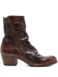 Shoto 45mm zip-detail boots - Brown