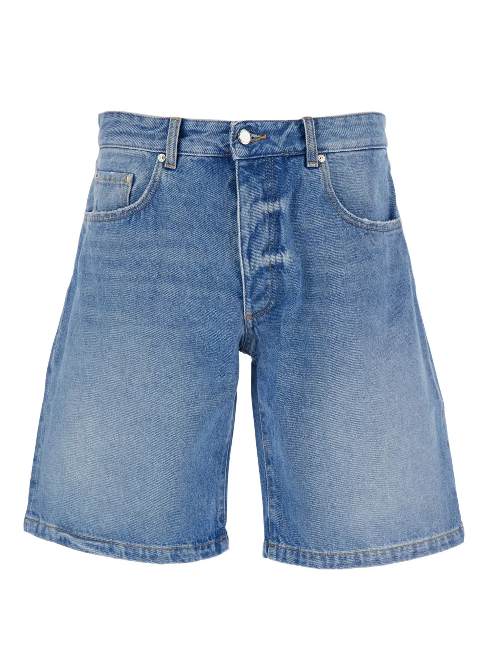 ICON DENIM logo-patch denim shorts | Blue | Image 1