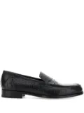 Lidfort embossed-crocodile loafers - Black
