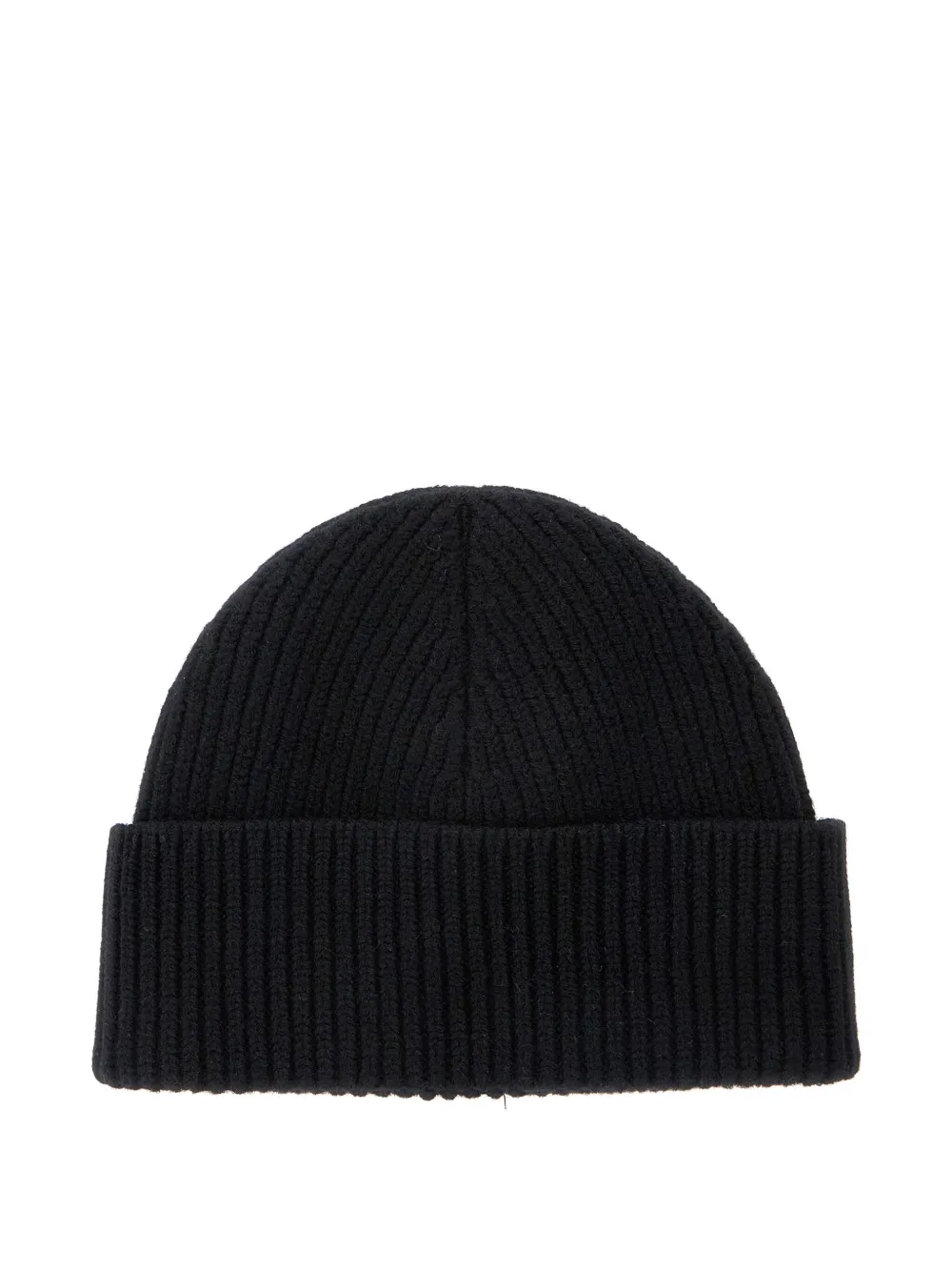 AMI Paris ribbed logo beanie hat | Image 2