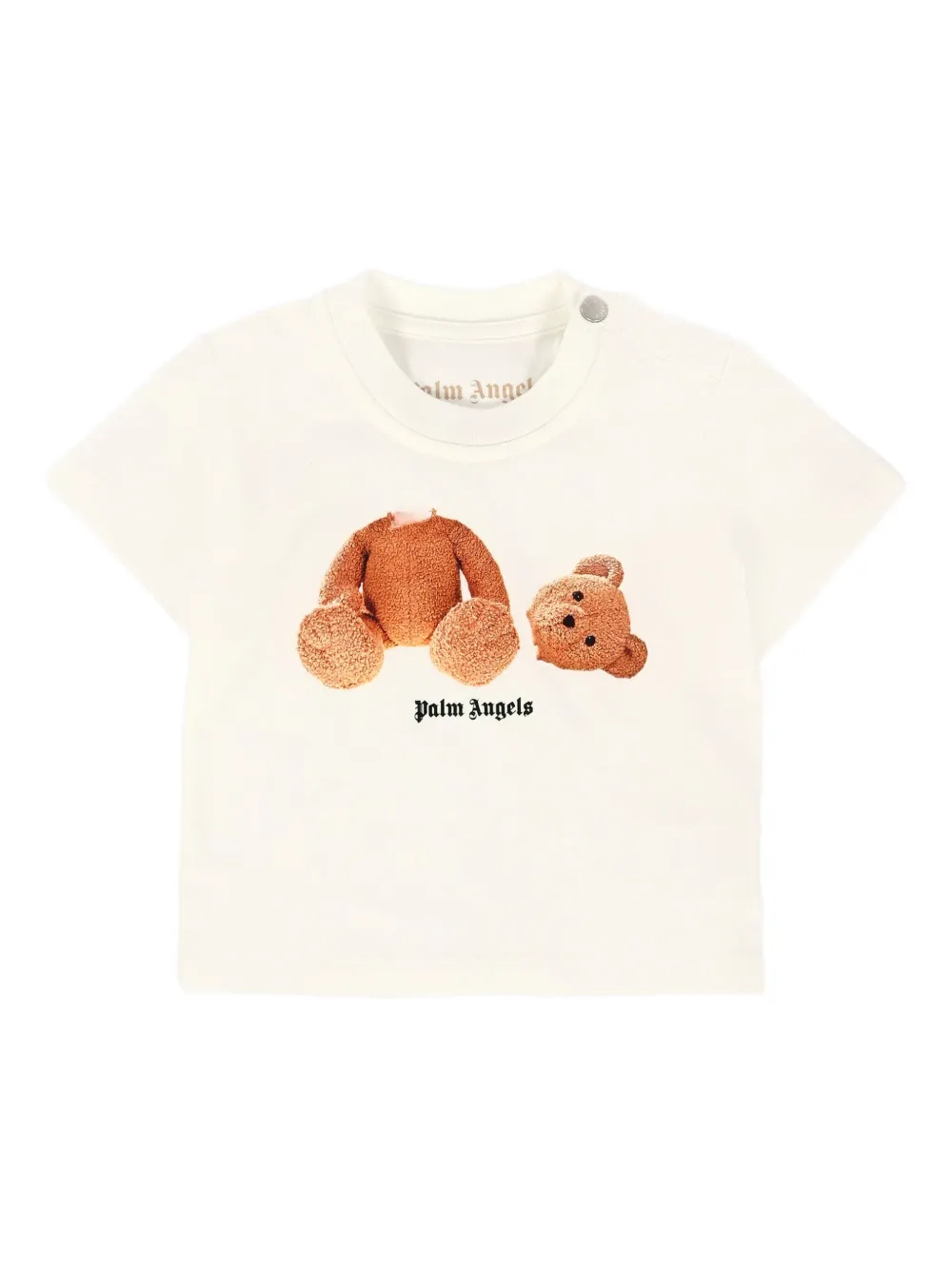 Palm Angels Kids Drie T-shirts met teddybeerprint Groen