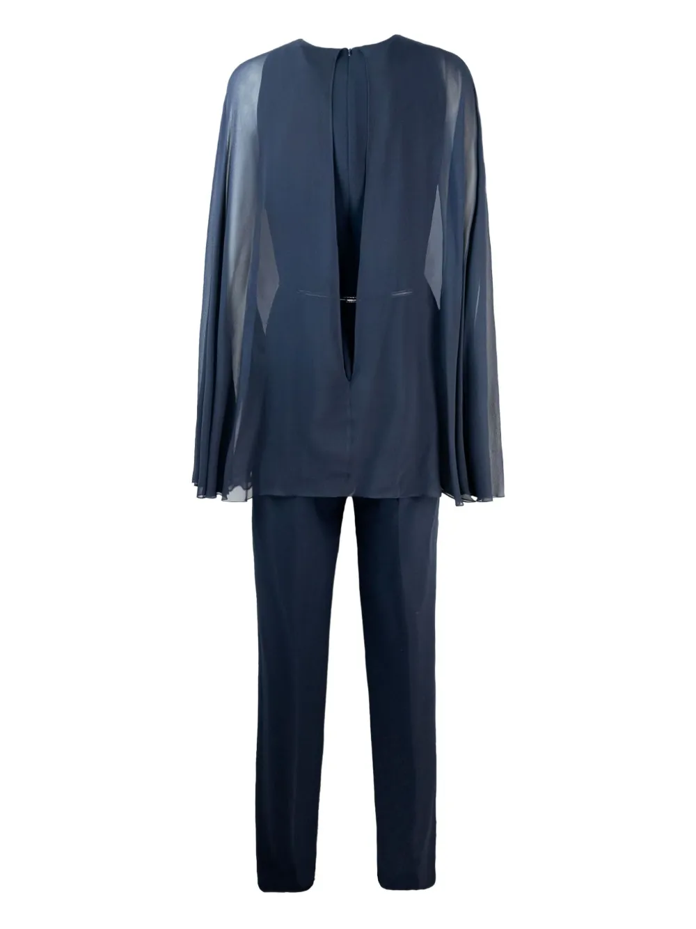Max Mara Jumpsuit met capemouwen Blauw