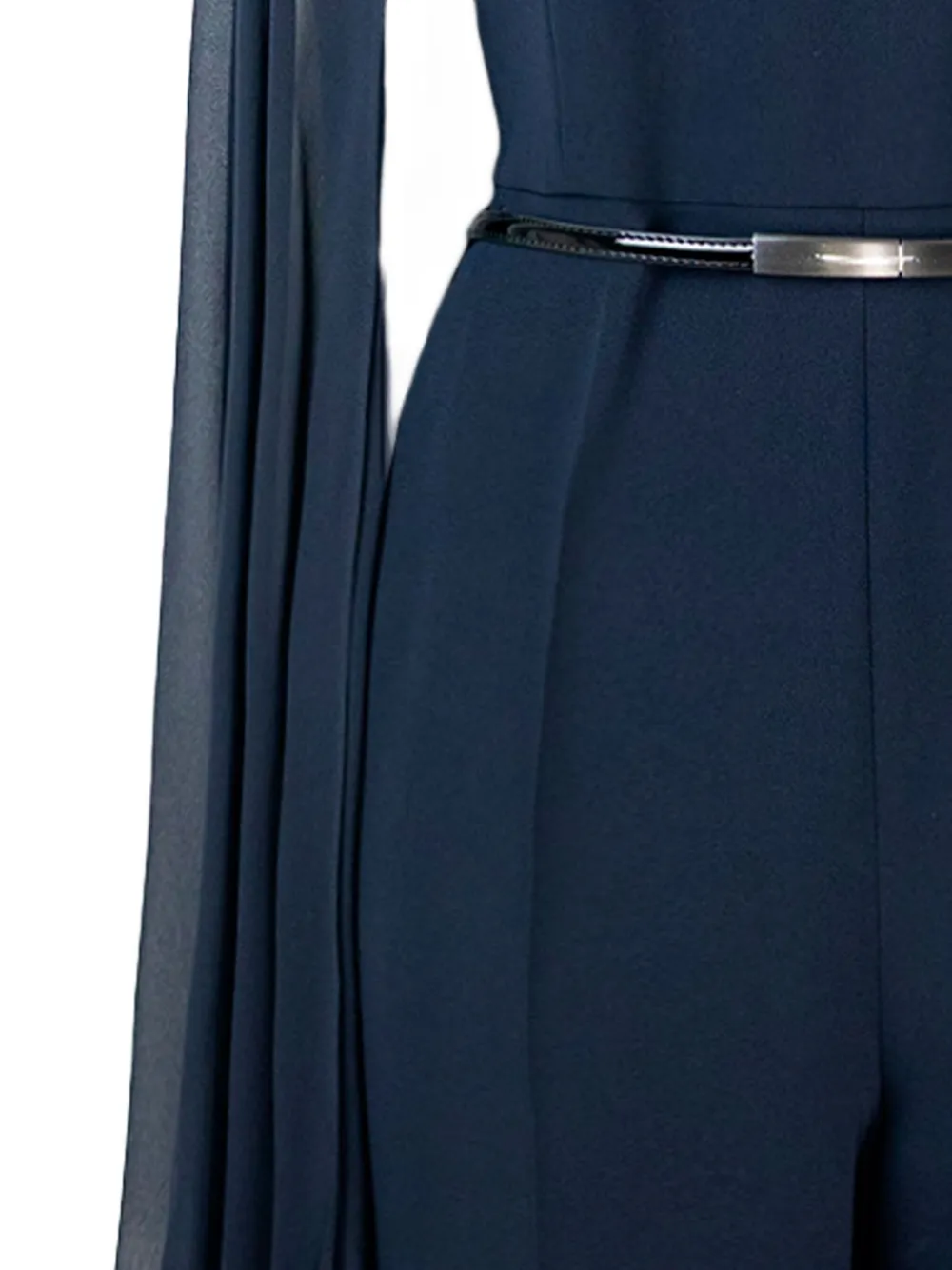 Max Mara Jumpsuit met capemouwen Blauw