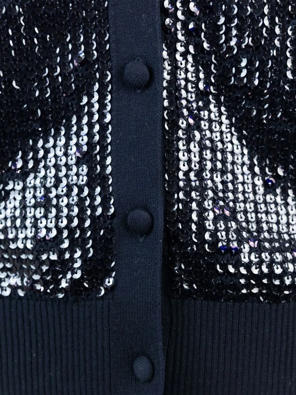 P.A.R.O.S.H. sequin-embellished cardigan BLUE AND GREEN